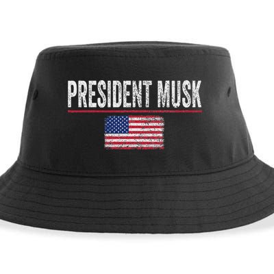 President Musk Sustainable Bucket Hat