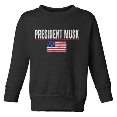 President Musk Toddler Sweatshirt