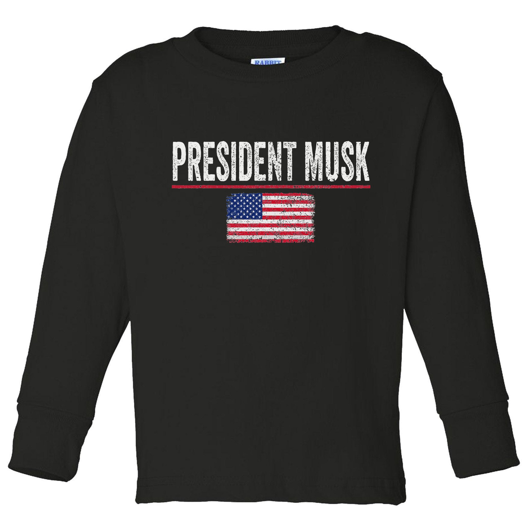 President Musk Toddler Long Sleeve Shirt