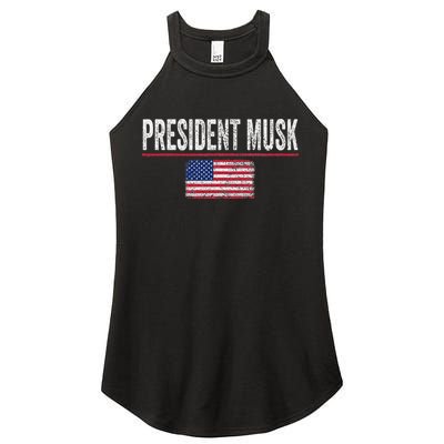 President Musk Women's Perfect Tri Rocker Tank