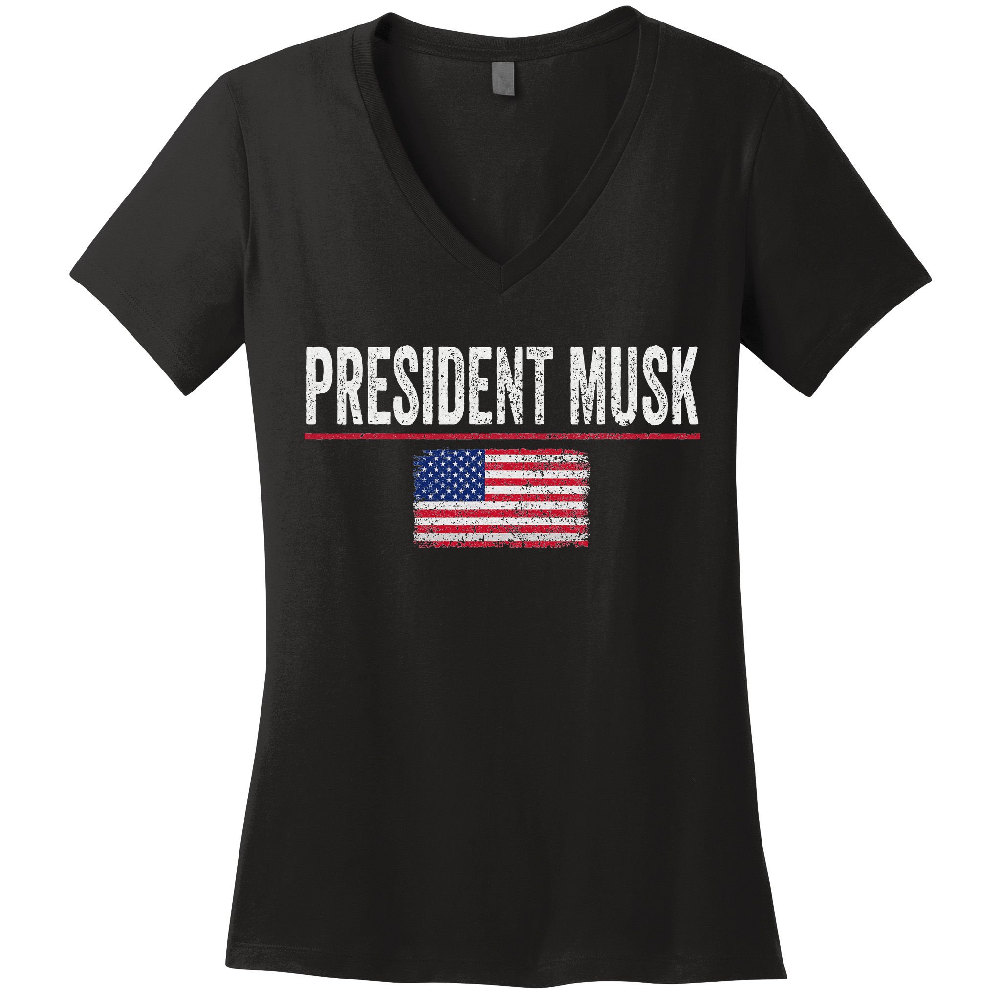 President Musk Women's V-Neck T-Shirt