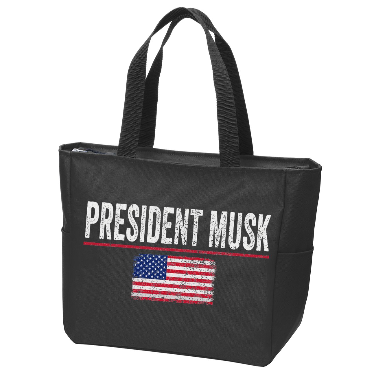 President Musk Zip Tote Bag