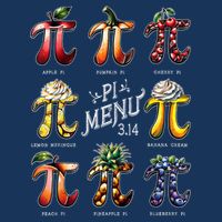 Pi Menu Pi Day 3.14 Funny Fruit Pie Menu Teachers Math Lover Baby Bodysuit