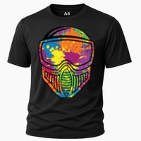 Paintball Mask Paint Shooting Paintballer Air Gun Cooling Performance Crew T-Shirt