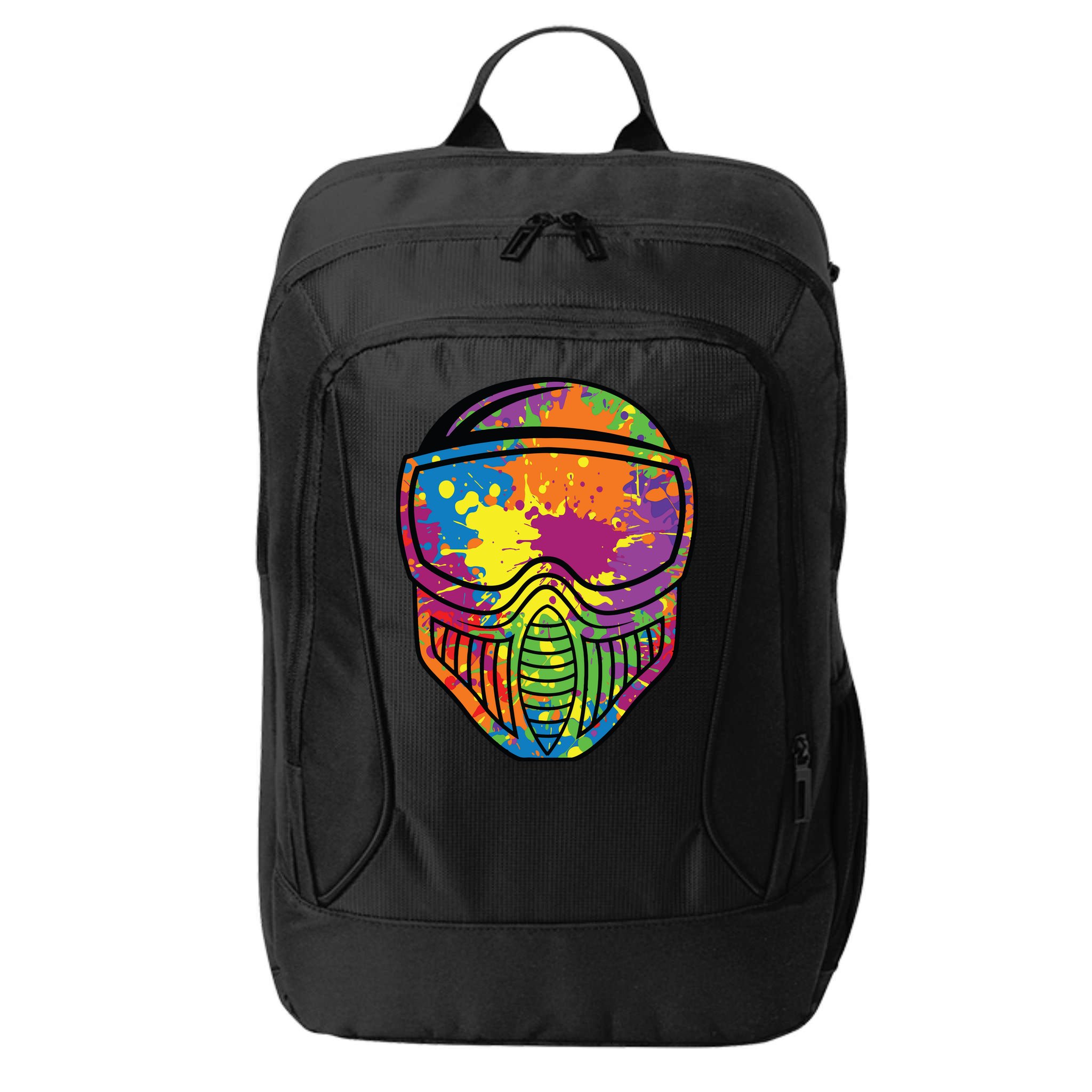 Paintball Mask Paint Shooting Paintballer Air Gun City Backpack