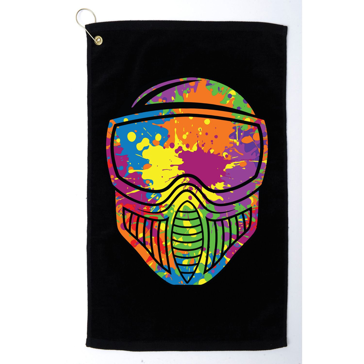 Paintball Mask Paint Shooting Paintballer Air Gun Golf Towel