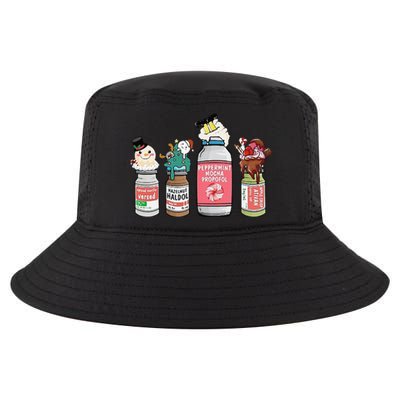 Peppermint Mocha Propofol  Cute Christmas Nurse Cool Comfort Performance Bucket Hat