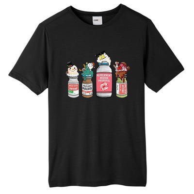 Peppermint Mocha Propofol  Cute Christmas Nurse Tall Fusion ChromaSoft Performance T-Shirt