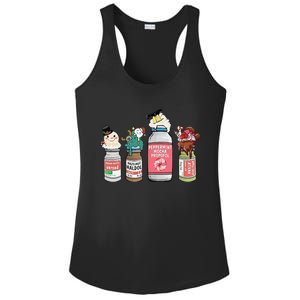 Peppermint Mocha Propofol  Cute Christmas Nurse Ladies PosiCharge Competitor Racerback Tank