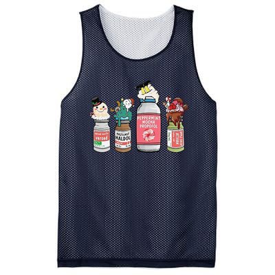 Peppermint Mocha Propofol  Cute Christmas Nurse Mesh Reversible Basketball Jersey Tank