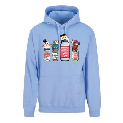 Peppermint Mocha Propofol  Cute Christmas Nurse Unisex Surf Hoodie