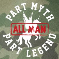 Part Myth Part Legend All Man Funny Legacy Tie Dye Trucker Hat