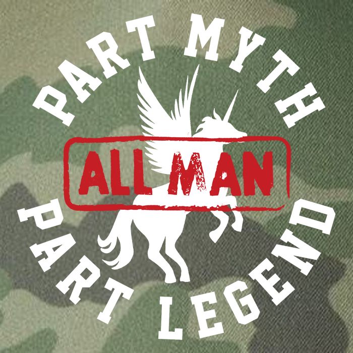 Part Myth Part Legend All Man Funny Legacy Tie Dye Trucker Hat