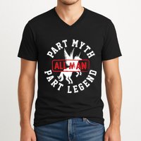 Part Myth Part Legend All Man Funny V-Neck T-Shirt