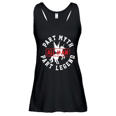 Part Myth Part Legend All Man Funny Ladies Essential Flowy Tank