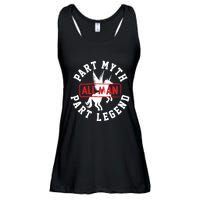 Part Myth Part Legend All Man Funny Ladies Essential Flowy Tank