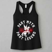 Part Myth Part Legend All Man Funny Womens Tank Top