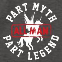 Part Myth Part Legend All Man Funny Vector Backpack