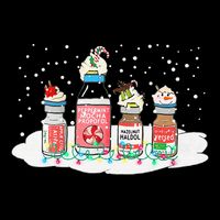 Peppermint Mocha Propofol Funny Nurse Xmas Holiday Sustainable Bucket Hat