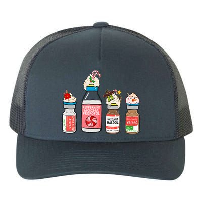 Peppermint Mocha Propofol Cute Christmas Nurse Er Ed Icu Funny Gift Yupoong Adult 5-Panel Trucker Hat