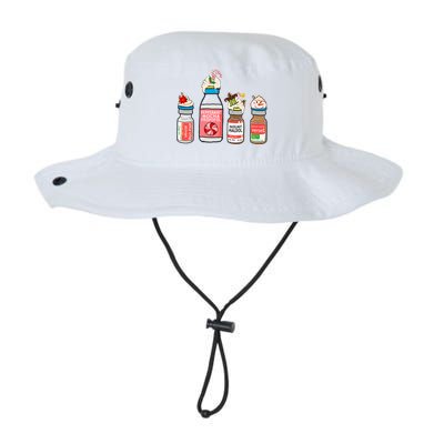 Peppermint Mocha Propofol Cute Christmas Nurse Er Ed Icu Funny Gift Legacy Cool Fit Booney Bucket Hat