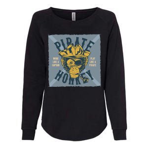 Pirate Monkey Womens California Wash Sweatshirt