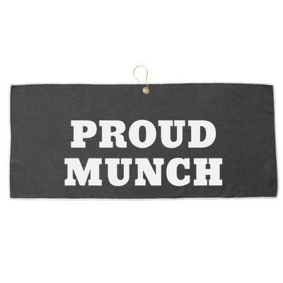 Proud Munch Large Microfiber Waffle Golf Towel