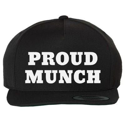 Proud Munch Wool Snapback Cap