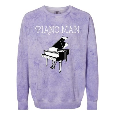 Piano Man Piano Player Pianist Classical Music Lover Colorblast Crewneck Sweatshirt