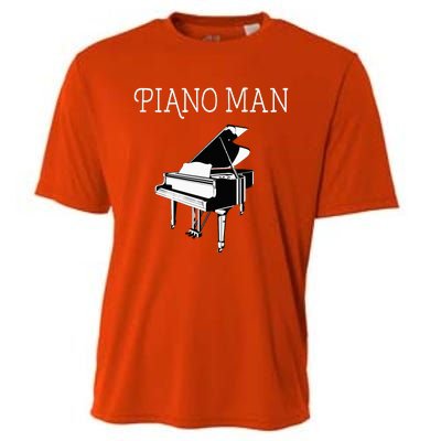 Piano Man Piano Player Pianist Classical Music Lover Cooling Performance Crew T-Shirt