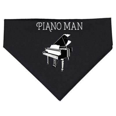 Piano Man Piano Player Pianist Classical Music Lover USA-Made Doggie Bandana