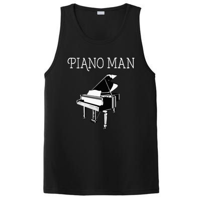 Piano Man Piano Player Pianist Classical Music Lover PosiCharge Competitor Tank