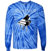 Piano Man Piano Player Pianist Classical Music Lover Tie-Dye Long Sleeve Shirt