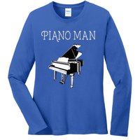 Piano Man Piano Player Pianist Classical Music Lover Ladies Long Sleeve Shirt