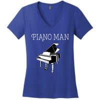 Piano Man Piano Player Pianist Classical Music Lover Women's V-Neck T-Shirt