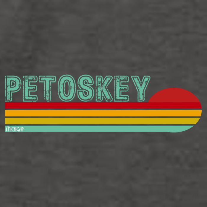 Petoskey Michigan Vector Backpack