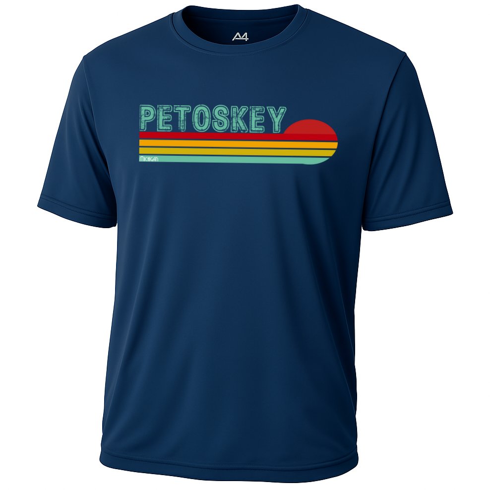 Petoskey Michigan Cooling Performance Crew T-Shirt