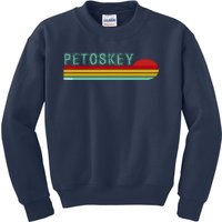 Petoskey Michigan Kids Sweatshirt