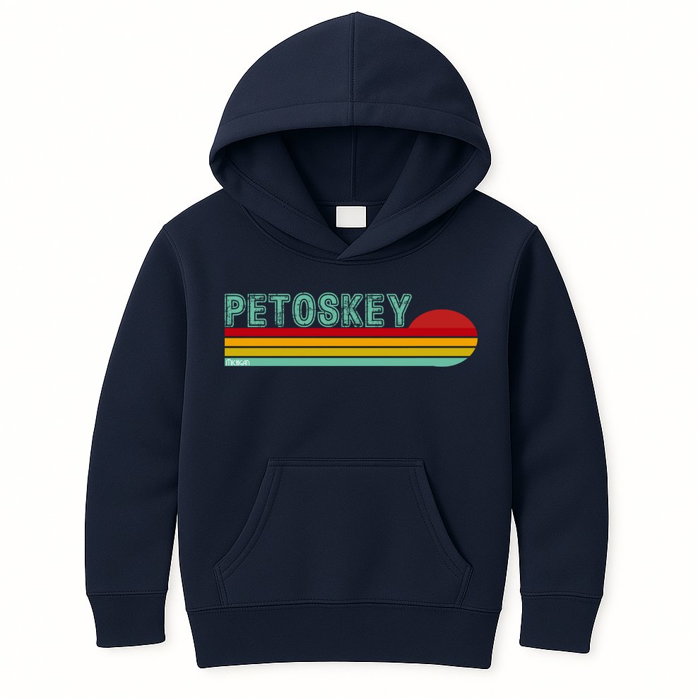 Petoskey Michigan Kids Hoodie