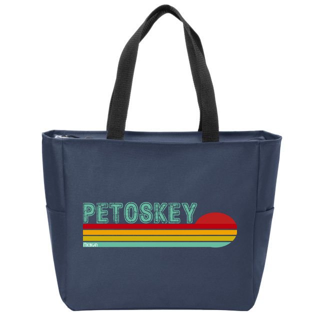 Petoskey Michigan Zip Tote Bag