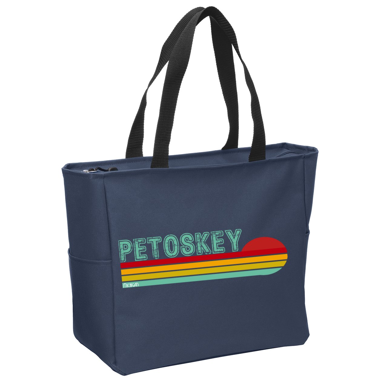 Petoskey Michigan Zip Tote Bag