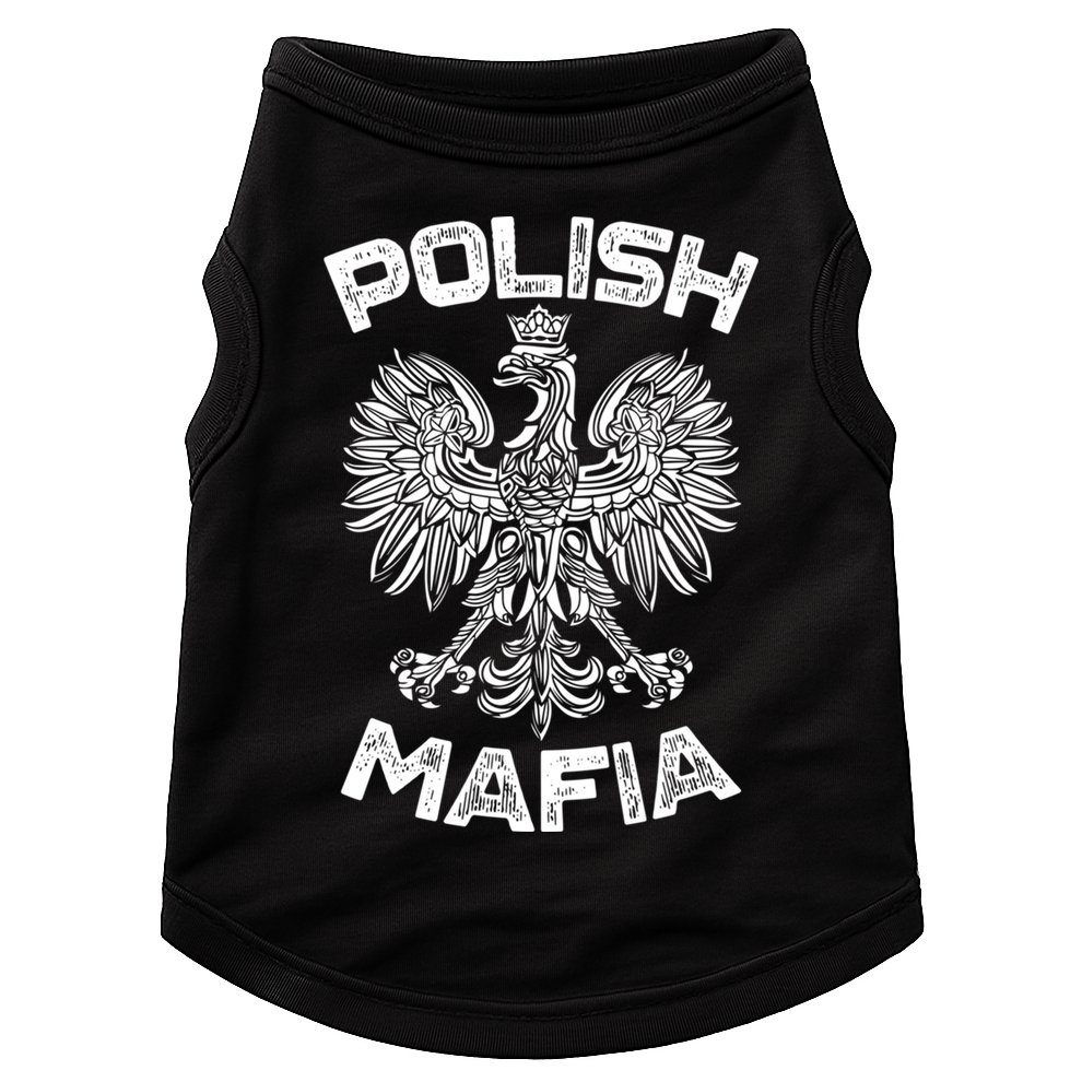 Polish Mafia Poland Polish Eagle Polska Dyngus Day Gift Doggie Tank