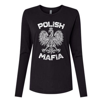 Polish Mafia Poland Polish Eagle Polska Dyngus Day Gift Womens Cotton Relaxed Long Sleeve T-Shirt