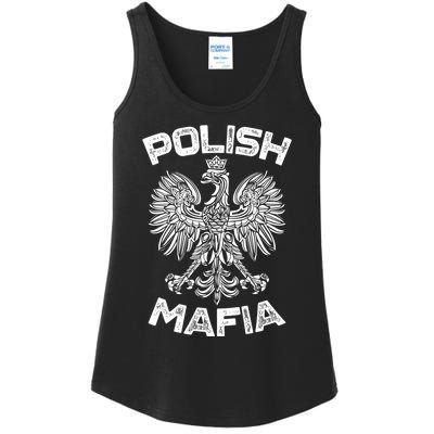 Polish Mafia Poland Polish Eagle Polska Dyngus Day Gift Ladies Essential Tank