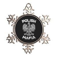 Polish Mafia Poland Polish Eagle Polska Dyngus Day Gift Metallic Star Ornament