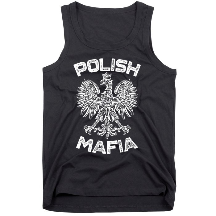 Polish Mafia Poland Polish Eagle Polska Dyngus Day Gift Tank Top