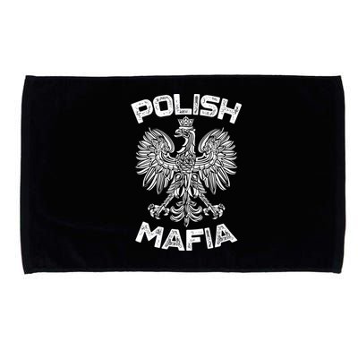 Polish Mafia Poland Polish Eagle Polska Dyngus Day Gift Microfiber Hand Towel