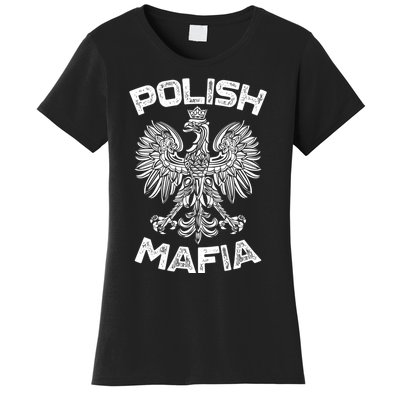 Polish Mafia Poland Polish Eagle Polska Dyngus Day Gift Women's T-Shirt