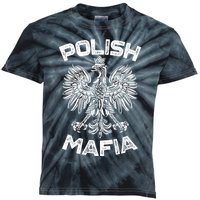 Polish Mafia Poland Polish Eagle Polska Dyngus Day Gift Kids Tie-Dye T-Shirt