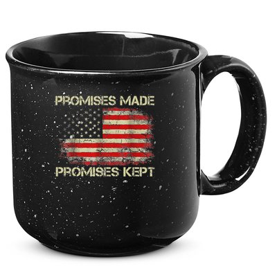 Promises Made Promises Kept Trump Saying 15oz Campfire Ceramic Mug